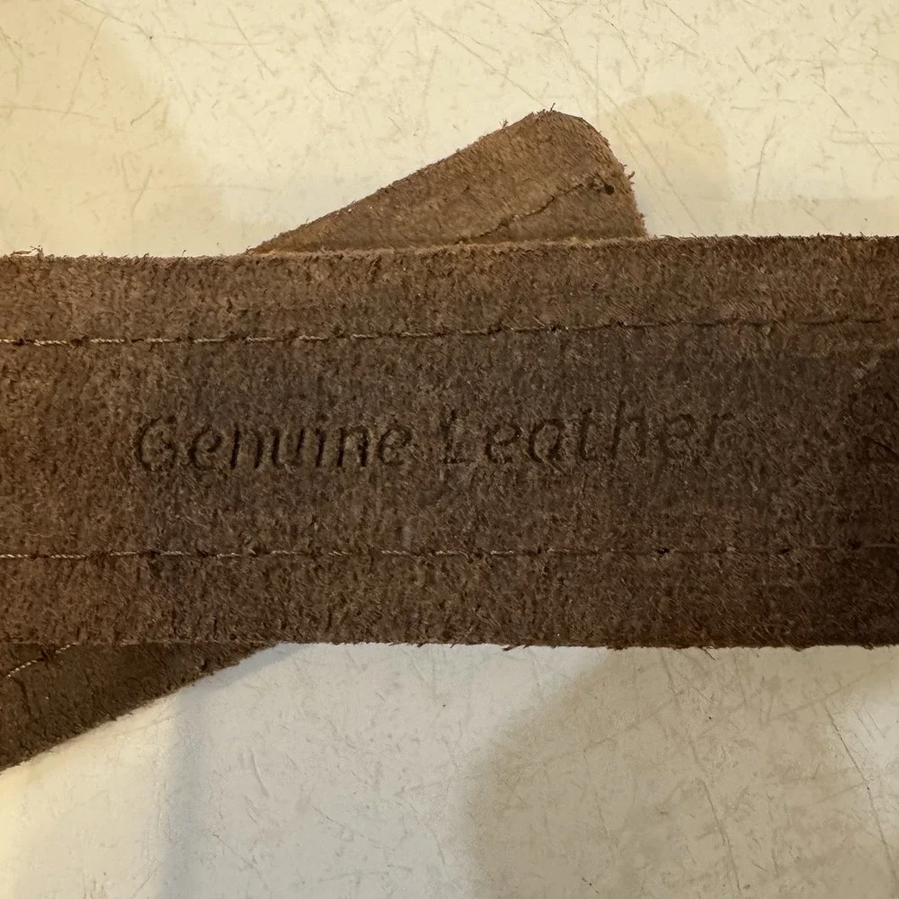 Timberland Brown Genuine Leather Work Belt‎ - Men's Size 34